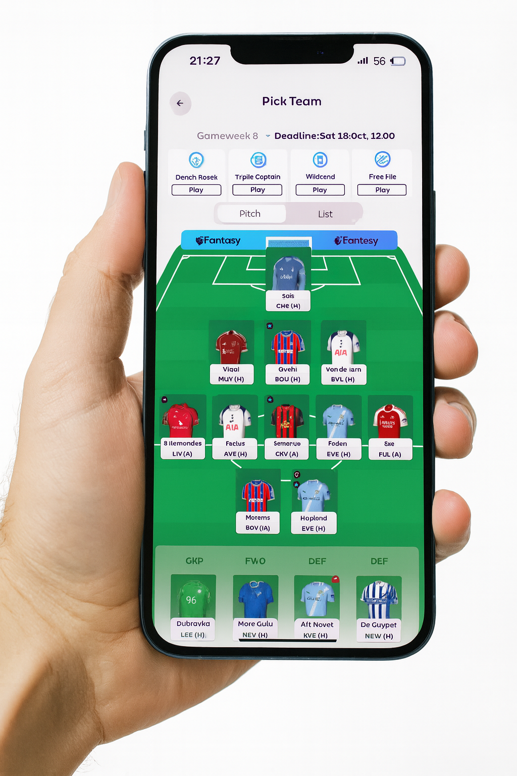 Upload Your Team
